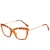 Import High quality glasses eye frame clear glass face  optical shield glass frame from China