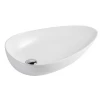 High quality italian style sanitary ware glossy white bathroom vessel sink modern porcelain hand washbasin