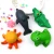 Import High quality kawaii PU foam animal shape stress frog/dophin/octopus/crocodile for promotion from China