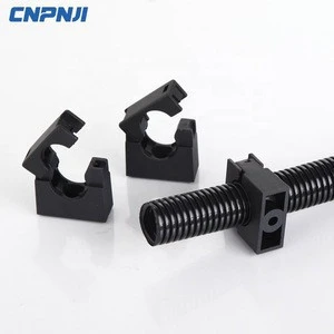 High Quality Nylon Conduit Clips Pipe Mounting Brackets for AD10.0 AD13 AD15.8 AD18.5 AD21.2 Corrugated Pipe Fittings