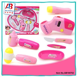 High Quality Pink Doctor Play Set Toy For Girls Doctor Toys Educational Toys