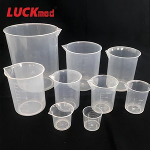 High Quality Plastic Beaker Measuring Cups For Lab Use