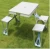 Import high quality portable picnic table outdoor aluminum camping table collapsible aluminum folding table from China