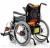 Import High quality Steel Foldable Electric Wheelchair with PU wheels And Double Soft Cushion from China
