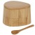 Import High quality swivel pepper box cellars pinch pot natural bamboo spice box from China