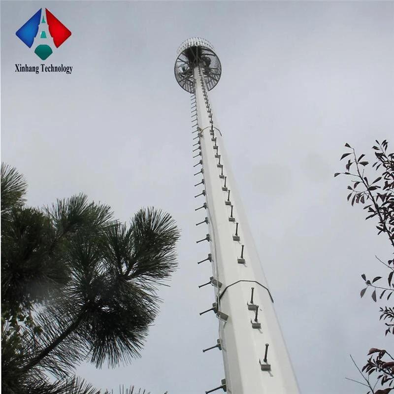 high quality telecommunication antenna steel radio microwave transmission tower monopole