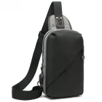 High Quality USB cable Custom Sling Bag with Logo Sling Chest Bags