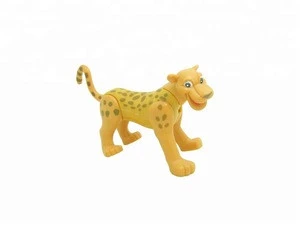 High Quality Wild Animal Toys plastic figure hot sale custom animal leopard action figure for kids