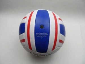 high quality with cheap price  custom printed 18 panels  PU soft volleyball