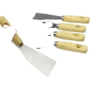 High Quality Wooden Handle Stainless Steel Putty Knife