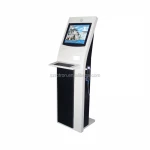 High Safety Self service Windows 8 free standing check in kiosk with Mental Keyboard
