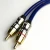 Import High Shielding RCA Connector Type car audio video cable with grounding wire from China