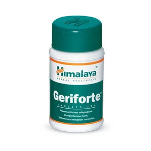 Himalaya Geriforte Tablets - Rejuvenates Body &amp; Mind - Enhances Immunity, Antioxidant - 100 Tablets/Bottle