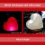 Import Himalayan White Salt Lamp  Heart shape  USB with Color Changing Lights Hand Crafted Salt Lamp from Crystal Rock from China