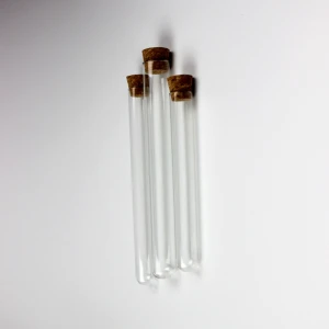 HM clear Borosilicate Glass Test Tube size 20*200 mm with round bottom