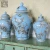 Import Hnad printed wholesale Chinese Porcelain vase decoration blue flower home goods decorative ceramic vase from China