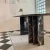 Import Home Stone Furniture Black Luxury Marble Dining Table Modern from China