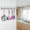 Hooks Stainless Steel Wall Coat Hangers Rack Durable Robe Hat Clothes Hooks
