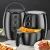 Import Hot 4.0 Liter Capacity Fast Healthier Fried Food Mechanic No Oil Multi Air Fryer With Automatic Timer multi function air fryer from China