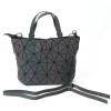Hot Geometric Women Handbags Luminous Handbag Reflective Designers Tote Bag