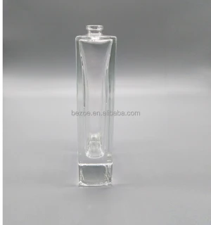 Hot sale 100ml rectangular shaped empty perfume bottles