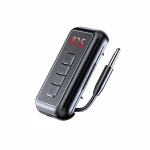 Hot sale car kit hands-free wireless bt receiver car MP3 player radio FM transmitter car charger with remote aux adapter