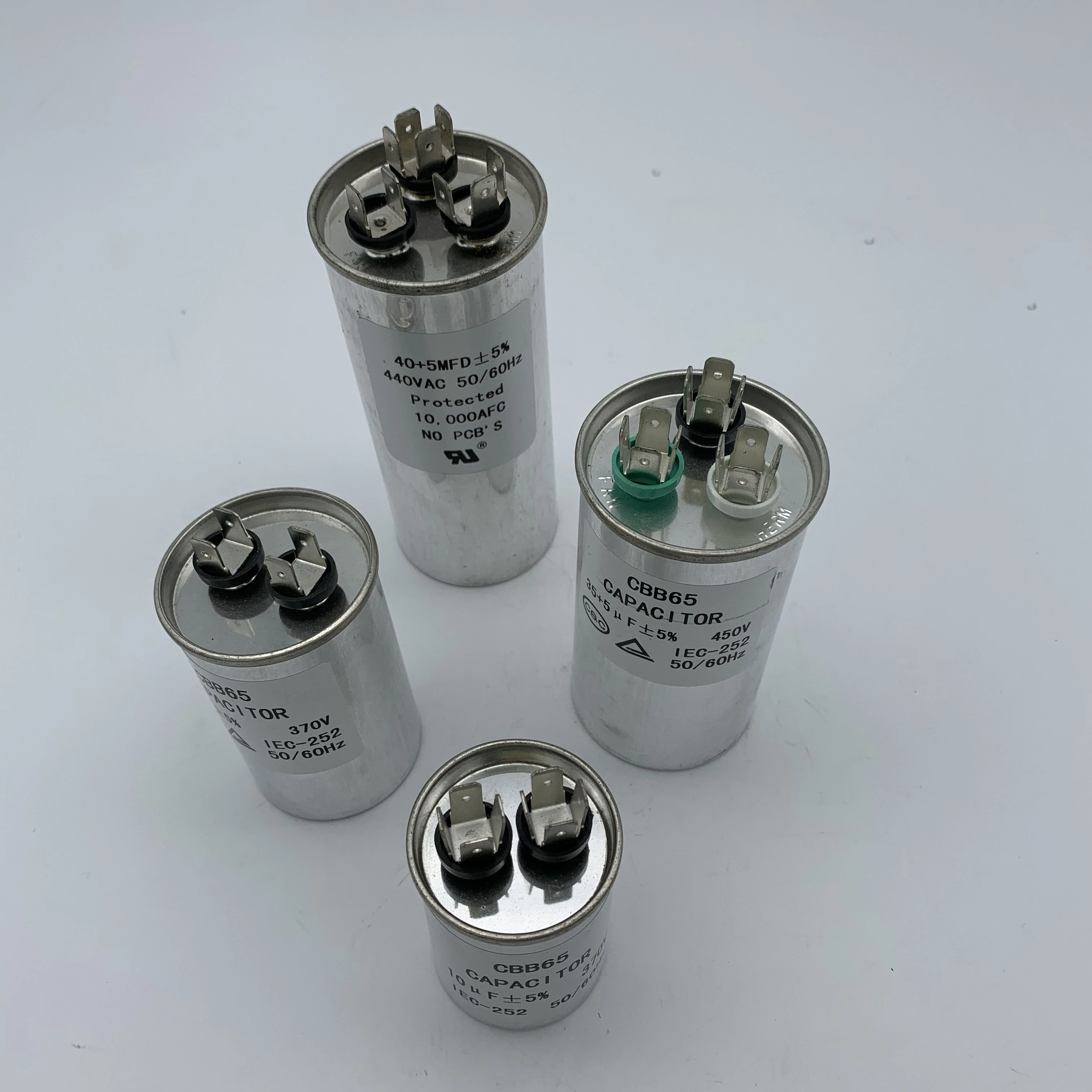 Hot sale CBB60 run capacitor with plastic body motor running capacitor for air conditioner