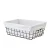 Import hot sale cheap power coated small wholesale wire baskets with removable fabric liner from China