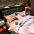 Import Hot sale colorful bedding and fabric custom print bedding  Personality Graffiti Design 3D printed duvet cover set bed sheet from China