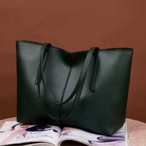 Hot Sale Large Capacity Women Handbags Pu Leather Tote Bag