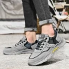 Hot Sale New Style High-quality Leather Outdoor Hiking Sneakers Comfortable Casual shoes Lace-up Walking Shoes For Men