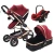Import Hot sales Baby Stroller 3 In 1 Pram with Car Seat  Baby Strollers Slide design Travel System from China
