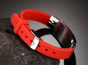 Hot sales red silicone adjustable accessories bangle rubber magnetic sports bracelets