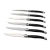 Import Hot Selling 6pcs Black Laguiole Flying Steak Knife In Wooden Box from China