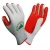 Import Hot Selling Cheap cotton knitted gloves red rubber palm latex coated work hand gloves from China