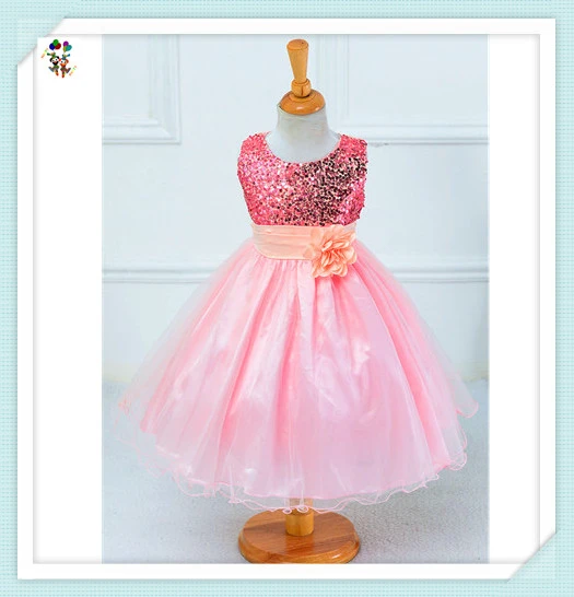 Hot Selling Colors Gown Tulle Flower Girl Dresses HPC-3082