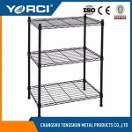 Hot selling high quality kitchen sink dish rack/kitchen steel rack storage/kitchen wall wire shelf