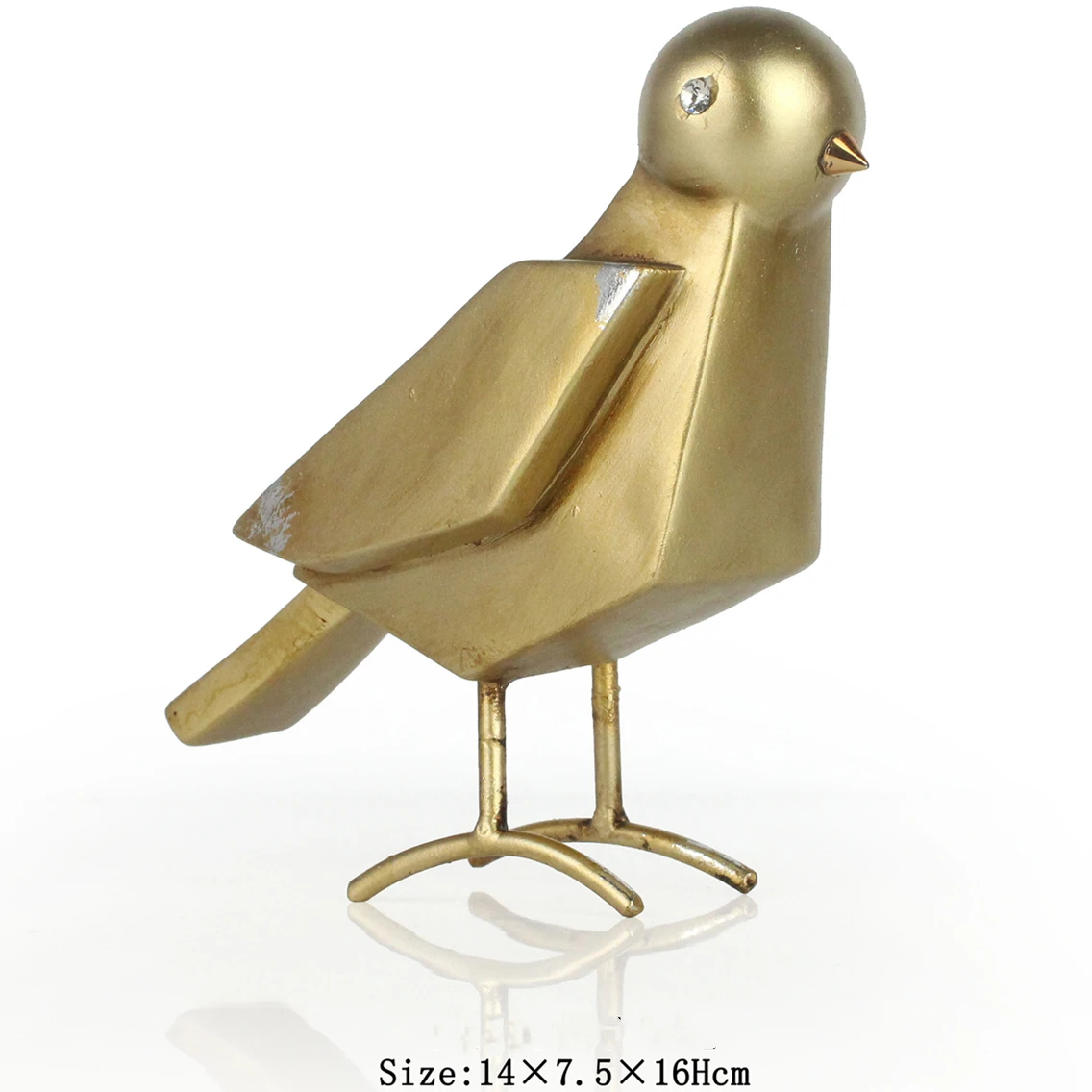 Hot Selling Modern Luxury Home Decor Golden Chick Home Decor Bedroom Table Ornament Other Home Decor Accessories