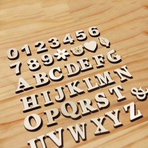 Hot Selling on Amazon Laser Cut Wooden letter Wood Craft
