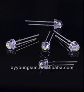 Hot selling products 3mm round red color diffused LED diode components