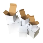 Hot Selling Square Carton White Corrugated Luxury Folding Paper Packaging Gift Box Shipping Box