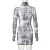 Import Hot Selling Turtleneck Long Sleeve Print Mesh Women Bodycon Dress Girls from China