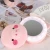 Import hotsale 2021  mini air cooling fan USB rechargeable portable mirror with LED lights from China