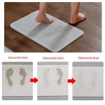 Hotting Fast Drying Foot Anti Slip Japan Diatomite Bath Mat