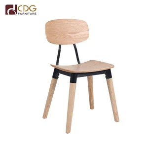 Indoor Party Furniture Wood Cafe Dining Chairs Restaurant Wooden Chair