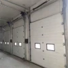 Industrial Automatic Motorized Electrical Steel Insulated PU Sectional Sliding up Overhead Lifting Rolling up Dock Garage Door for Warehouse Loading Area Bay