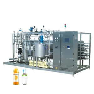 Industrial liquid  pasteurizer machine with sugar and salt