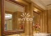 INTCO luxurious gold bathroom large decorative wall mirror