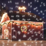 IP65 Outdoor Laser Lights Projector 8 Patterns led Christmas laser light