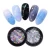 Import Iridescent foil nail art glitter flakes hollow out star from China